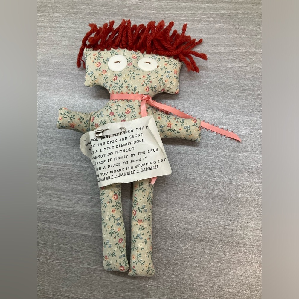 VINTAGE DAMMIT HANDMADE DOLL - Picture 6 of 6